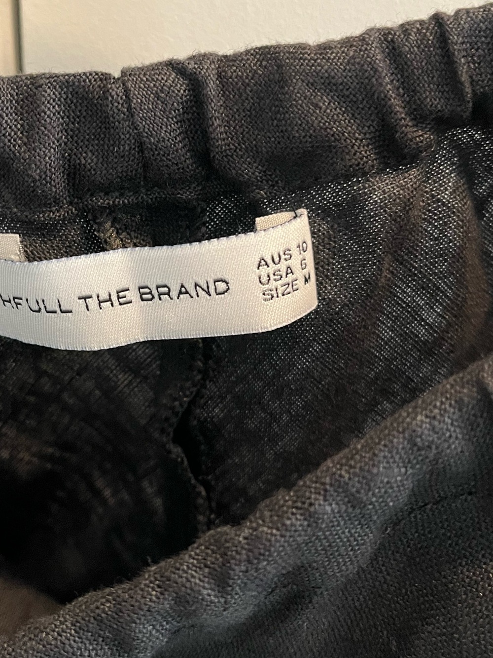 Faithfull The Brand Black Katala 100% Linen Maxi Skirt Medium (NWOT) - Picture 6 of 6